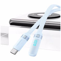 Laidas USAMS US-SJ653 PD 100W USB-C/USB-C 1.2m violetinis