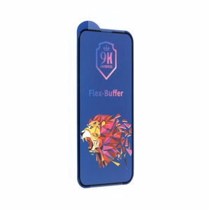 Bestsuit Flex-Buffer Hybrid Glass 5D с антибактериальным покрытием Biomaster для Apple iPhone 13 mini ЧЁРНЫЙ