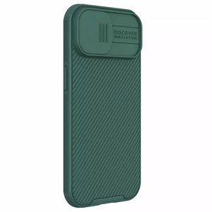 Dėklas Nillkin CamShield Pro Apple iPhone 15 Plus žalias