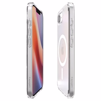 Spigen Ultra Hybrid Magnetinis dėklas telefonui iPhone 16e - baltas, permatomas