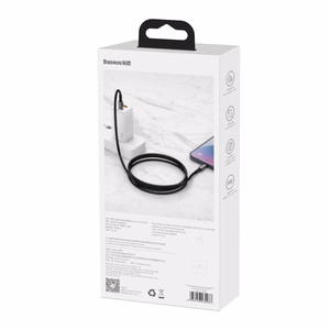 USB kabelis Baseus Tungsten PD20W USB-C to Lightning 1.0m juodas CATLWJ-01