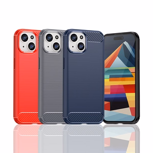 Lankstus anglies dėklas telefonui su anglies raštu iPhone 15 - mėlynas