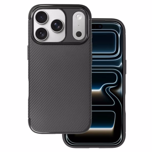 Tel Protect Carbon Elite dėklas iPhone 17 Pro Max juodas