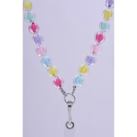 COLORFUL telefono dirželis, telefono pakabukas / virvelės ilgis 120 cm (60 cm kilpoje) / ant kaklo – įvairiaspalvis