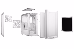 be quiet! PURE BASE 501 Airflow Window White „Midi Tower“ Balta