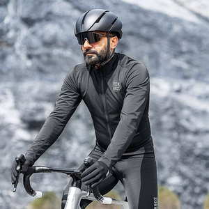 Rockbros TLWT001 ROAD TO SKY windproof insulated cycling jersey L - black