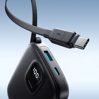 Išorinė baterija Power Bank Joyroom JR-PBF17 22.5W with USB-C cable 10000mAh juoda