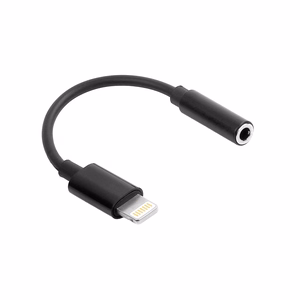 Maxlife garso adapteris MXJL-02 jack 3,5 mm į Lightning, juodas
