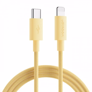 USB laidas Joyroom S-1024M13 geltonas Type-C / Lightning 100cm (iki 20W)