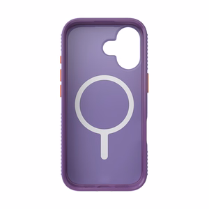Speck Presidio Lux Grip MagSafe dėklas, skirtas iPhone 17, „Purple Fade / Magic Purple / New Poppy“ spalvos