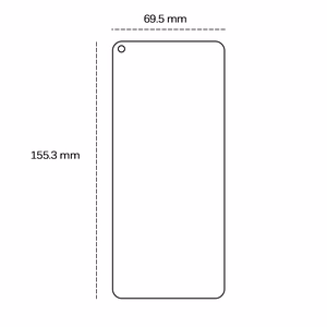 Grūdintas stiklas 2,5D Samsung Galaxy A11 / M11
