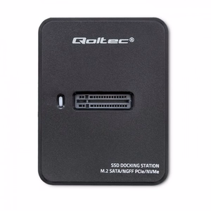 Qoltec 50313 SSD disko dėklas juodas M.2