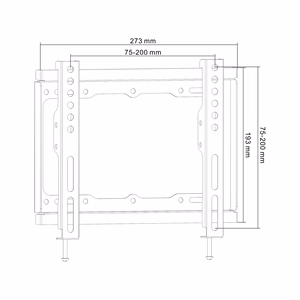 LP34-22F universalus sieninis laikiklis 13–42 colių LED televizoriams