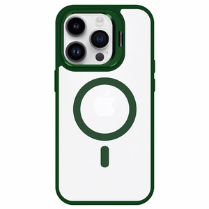 Tel Protect Magnetinis dėklas telefonui su stovu Iphone 14 žalia