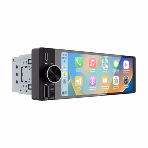 Kruger&Matz KM2016 1DIN CarPlay/AndroidAuto automobilio radijas