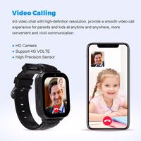 Blavec išmanusis laikrodis K-02 Vaikams su balso skambučiu / GPS / 4G / SOS (SWK02-B) juodas