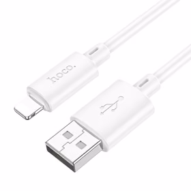 Kabelis USB A į Lightning Hoco 2,4A 1 m X88 baltas