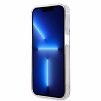 Rinkinys Guess GUBPP14LHJEACSP Dėklas+ Įkroviklis iPhone 14 Pro 6,1" rožinis hard dėklas Jungle MagSafe