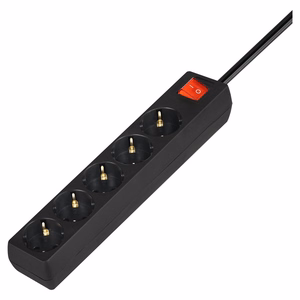 Savio LZ-15 – Schuko ilgintuvas, 5 lizdai, 5 m