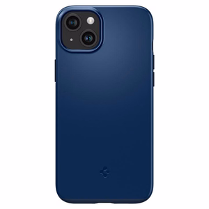 Spigen Thin Fit dėklas telefonui iPhone 15 Plus - mėlynas