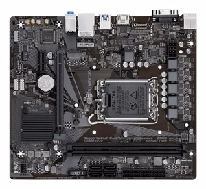 GIGABYTE H610M H V2 pagrindinė plokštė - palaiko Intel Core 14 kartos procesorius, 4+1+1 hibridinis skaitmeninis VRM, iki 5600MHz DDR5, 1xPCIe 3.0 M.2, GbE LAN, USB 3.2 Gen 1