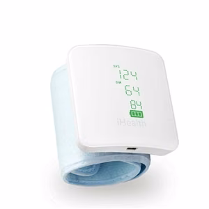 iHealth BP7S – smart wrist blood-pressure monitor, white