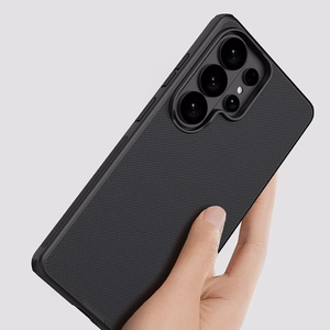 Nillkin Super Frosted Shield Pro magnetinis MagSafe suderinamas dėklas skirta Samsung Galaxy S26 Ultra juodas