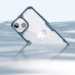 Nillkin Nature Pro dėklas telefonui iPhone 14 Plus, šarvuotas dangtelis, mėlynas