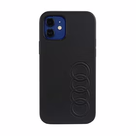 Audi sintetinės odos dėklas telefonui iPhone 11 Pro 5.8" juodas/juodas kietas dėklas AU-TPUPPCIP11-TT/D1-BK