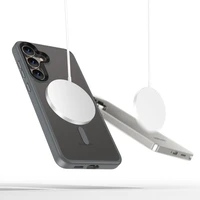 Tech-Protect MagMat Magnetinis dėklas telefonui Samsung Galaxy S25 - skaidrus pilkas