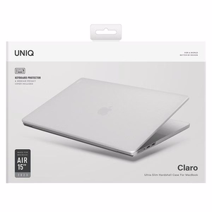 Uniq Claro MacBook Air 15'' dėklas (2023) - skaidrus