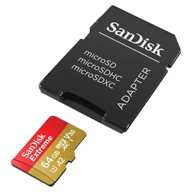 SanDisk atminties kortelė microSD UHS-I 64GB SDSQXAH-064G-GN6MA