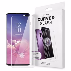 Закалённое стекло Nano Optics 5D UV Glue Samsung G975 S10 Plus изогнутое прозрачный