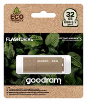 Goodram UME3 Eco Friendly USB atmintukas 32 GB USB A tipo 3.2 Gen 1 (3.1 Gen 1) Ruda