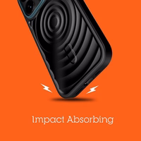 STM Reawaken Ripple MagSafe - dėklas iPhone 15 Pro Max (juodas / Atlantic)