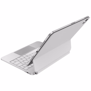 Uniq Venno Pro magnetinis išmanusis dėklas su klaviatūra, skirtas iPad Air 10.9" (2020/2022) / Pro 11" (2021/2022) / Air 11" (2024/2025/2026) - baltas