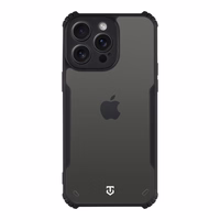 Tactical Quantum Stealth Dėklas for Apple iPhone 15 Pro Skaidrus/Juodas