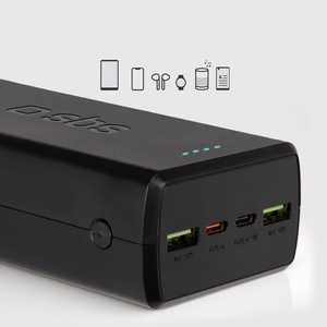 Išorinė baterija SBS TTBB30000PD20K 30000 mAh 2 x USB-C 2 x USB-A - juoda