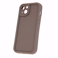 Rim TPU dėklas for iPhone 12 Pro 6,1" rudas