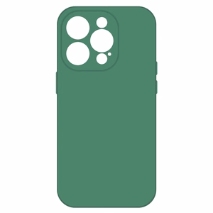 Dėklas telefonui Tel Protect Silicone Premium iPhone 15 Pro Max tamsiai žalias