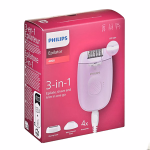Philips 4000 series Epilator Series 4000 BRE257/00 Laidinis epiliatorius