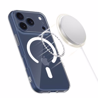 Tech-Protect FlexAir Magnetinis dėklas telefonui iPhone 17 Pro - Skaidrus