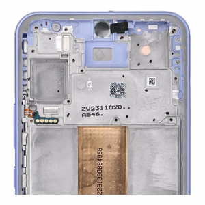 ServicePack LCD ekranas SAMSUNG A54 5G A546B violetinis GH82-31231D