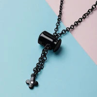 Metalinė apyrankė Xiaomi Mi Band 3 / 4 / 5 / 6 dirželis - juodas