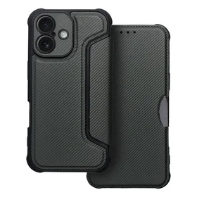 RAZOR knygos tipo dėklas telefonui IPHONE 16 Plus tamsiai žalias