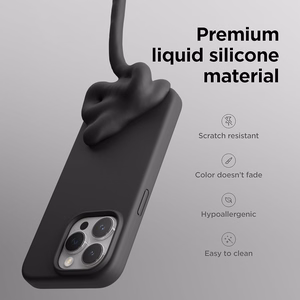 Dėklas Mag Silicone Case Apple iPhone 16 Plus tamsiai violetinis
