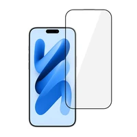 Apsauginis stiklas Tel Protect Full Glue 6D skirtas IPHONE 17 AIR juodas