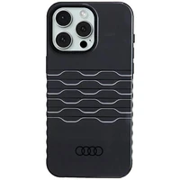 Audi IML MagSafe dėklas telefonui iPhone 15 Pro Max - juodas