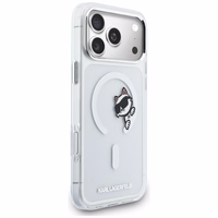Karl Lagerfeld IML Peekaboo MagSafe Dėklas for iPhone 17 Pro Max - Clear