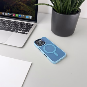 Wozinsky Mados dėklas Magnetinis Samsung Galaxy S25 - Mėlynas
